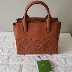 Kate Spade Merriweather Flynn St Cognac Handbag